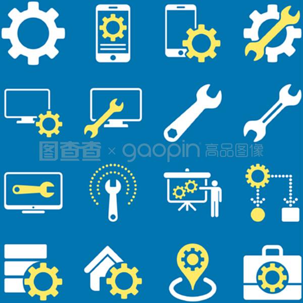 选项和服务工具图标集 | 商务信息咨询